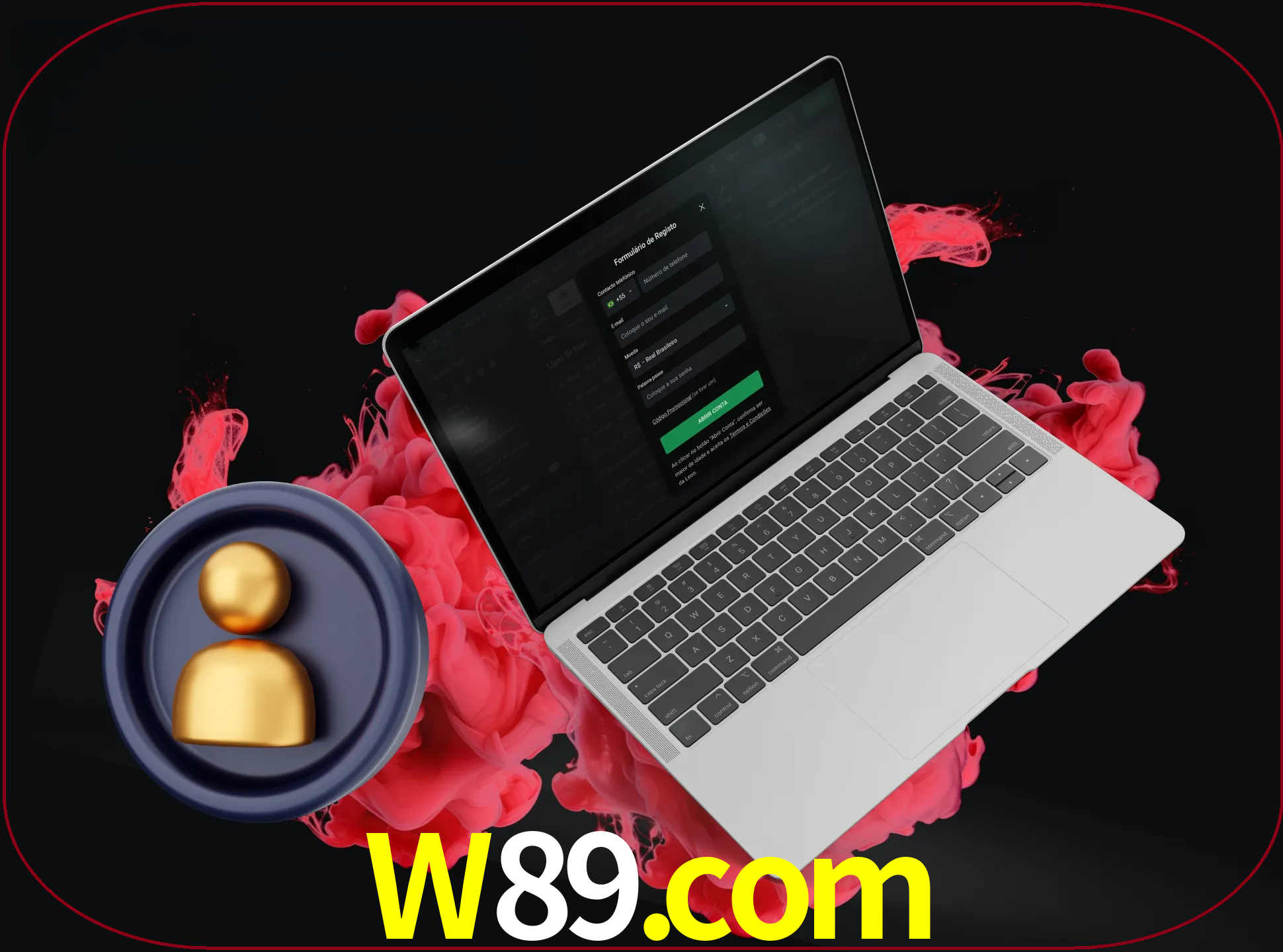 No cabeçalho do site w89, clique no botão que o levará a um formulário especial onde terá de introduzir as suas informações actuais.