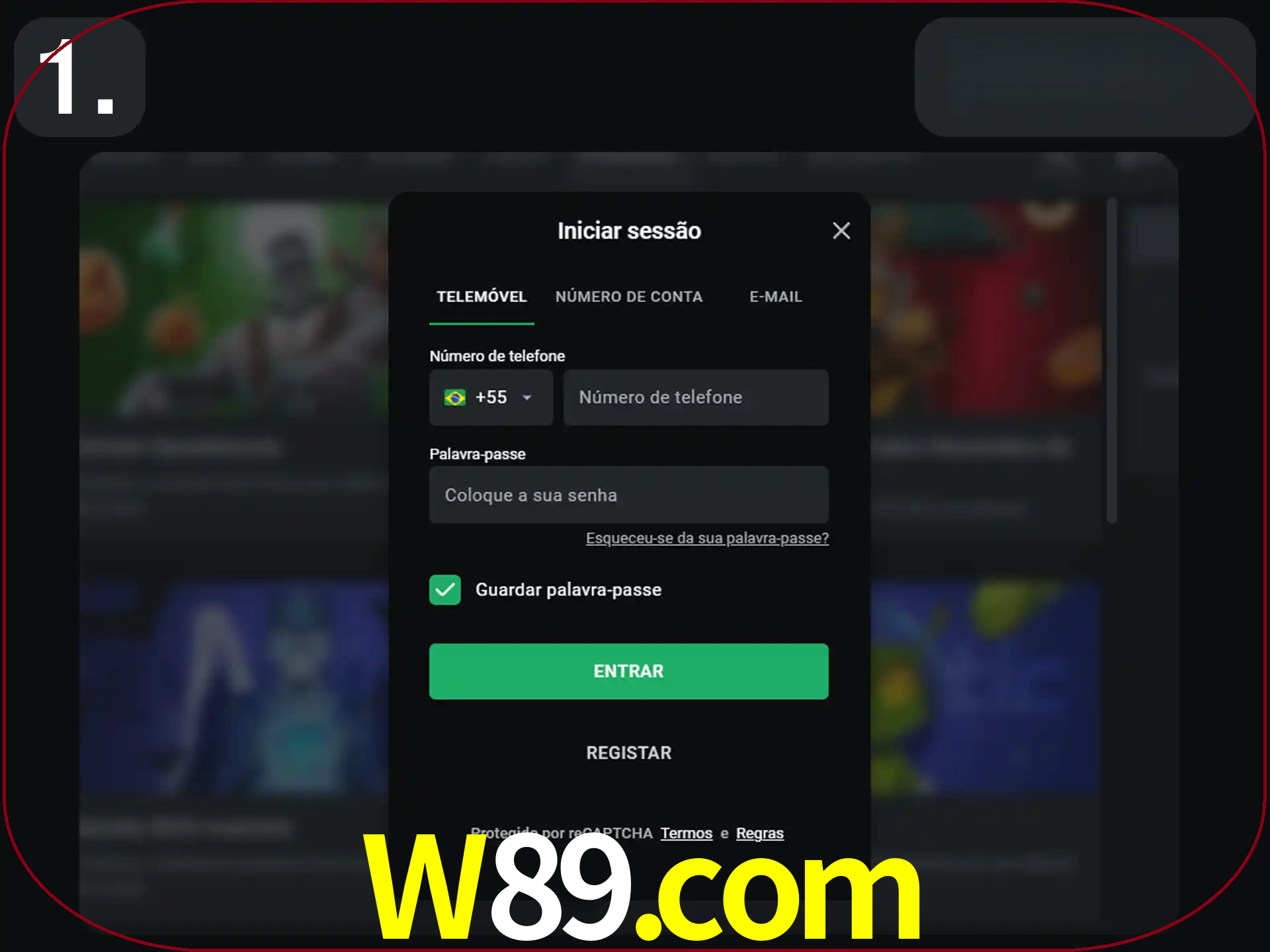 Acesse o site.