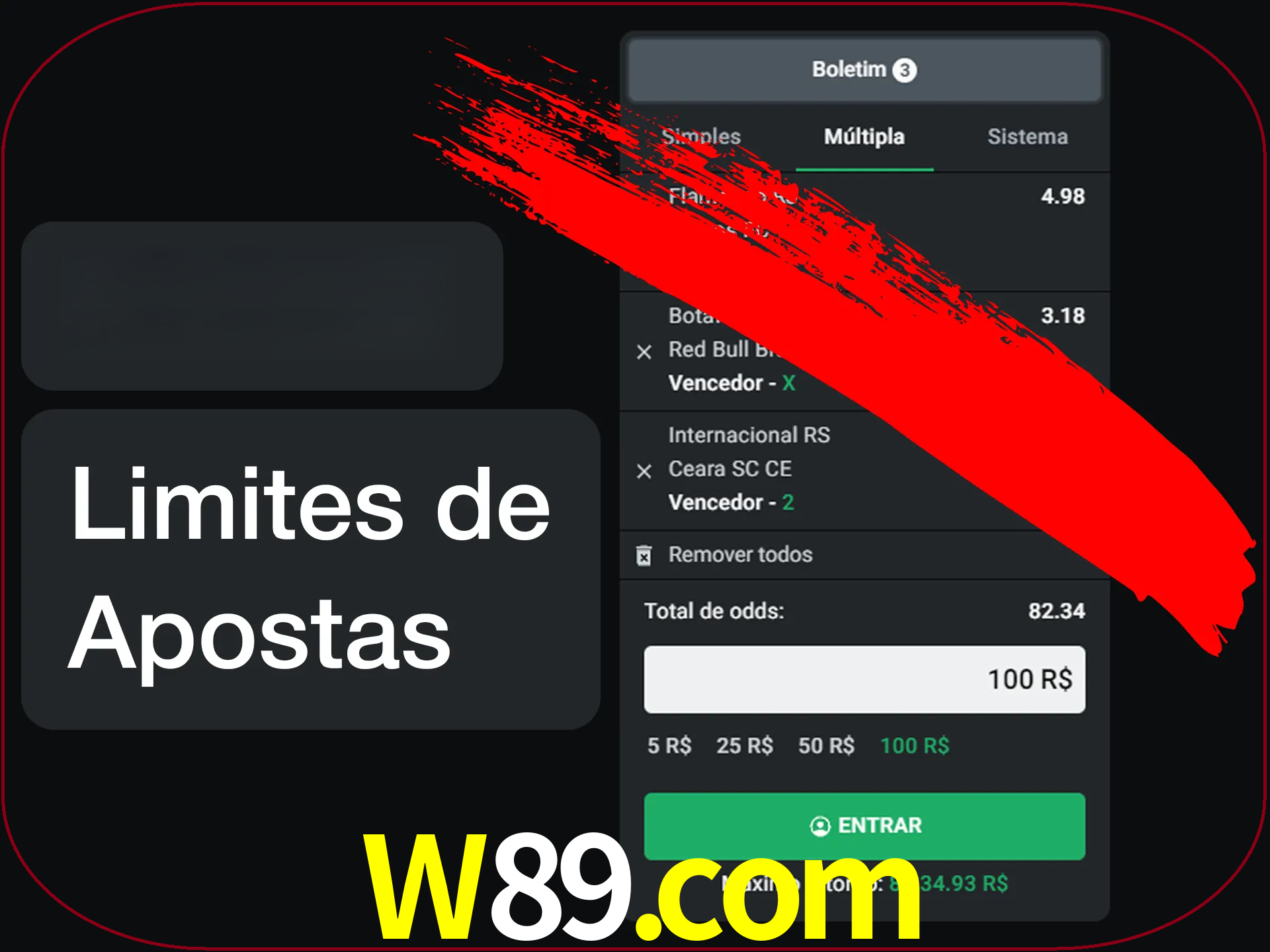 Não faça apostas loucas.